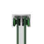 Porte de douche double 44 à 48 po x 76 po pour salle de bain, verre trempé transparent de 1/4 po (6 mm), cadre en aluminium et configuration réversible-121004711