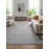 Tapis rectangulaire gris Mantra