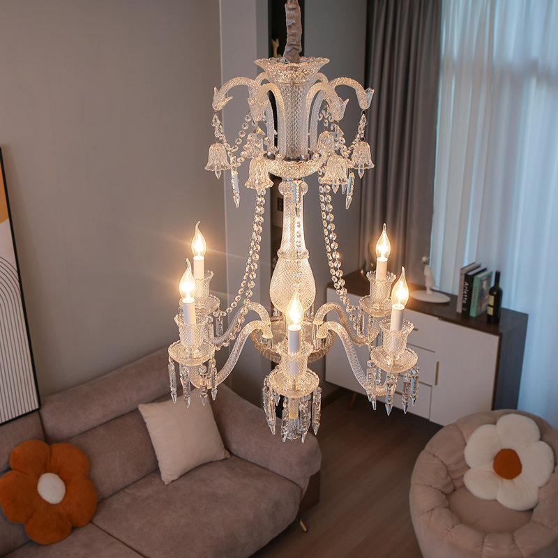 Chandelier, 6, 90cmH x 60cmW x 60cmD