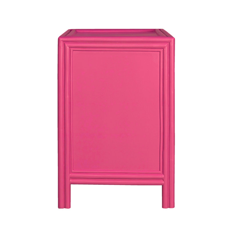 Clara Collection 1 - Drawer Nightstand, Hot Pink