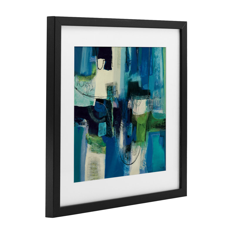 «Abstract Essenza Composition», reproduction encadrée sous verre, conception de Maurizio Piovan, H 13 po x l 13 po