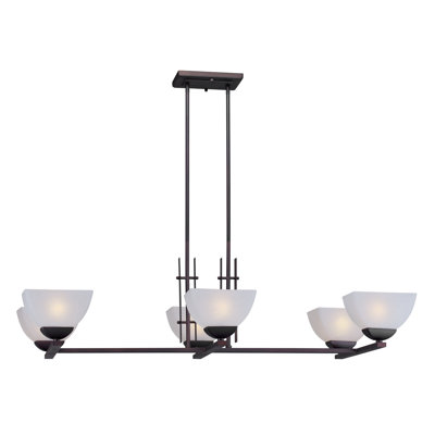 Mcroberts 6 - Light Antique Bronze Kitchen Island Pendant