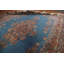 Tapis traditionnel antique à teinture végétale 13 x 20
