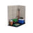 Suncast 70.5 in. W x 44.25 in. D Resin Vertical Tool Shed with Lockable Doors, Made in the USA
