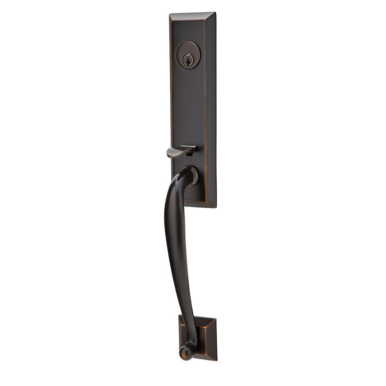 Emtek Adams Monolithic Double Cylinder Tubular Entryset