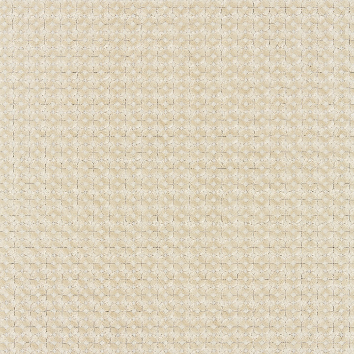 Tissu de broderie moderne et luxueux Floret, Dorure