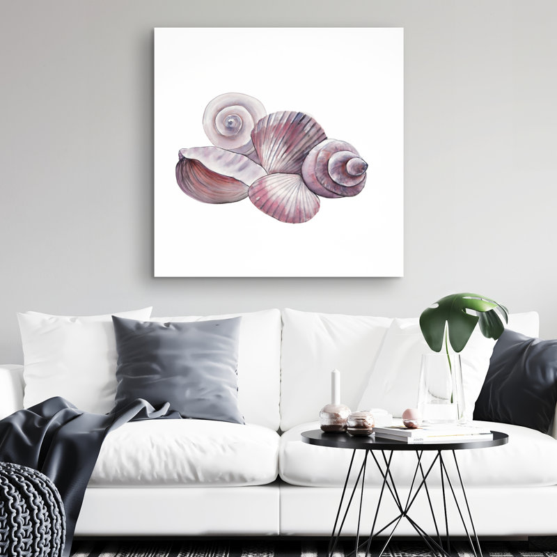 Seaside shells - 32"x32" art on canvas