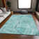 Premium Machine Washable Prisco Teal Rug