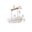 Lustre albâtre de 36 pouces Ikeny-1854668842-1854668848-1854668853