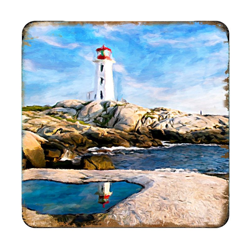 Sous-verre à phare