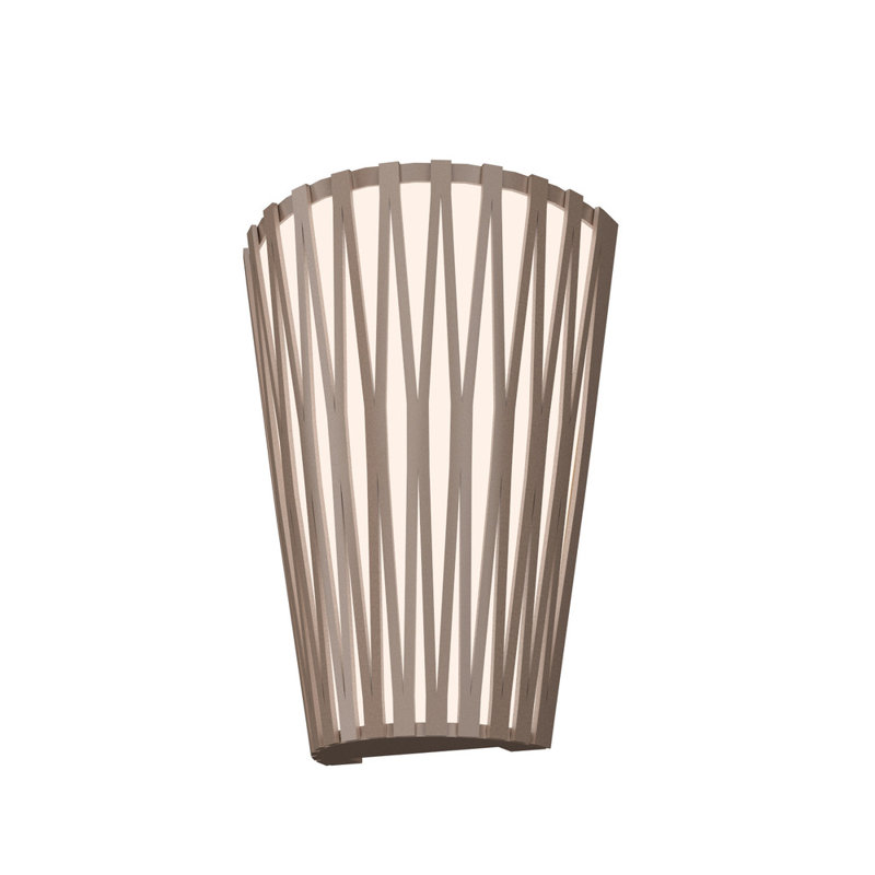 Maple Wood Modern LED Flush Mounted Sconce
