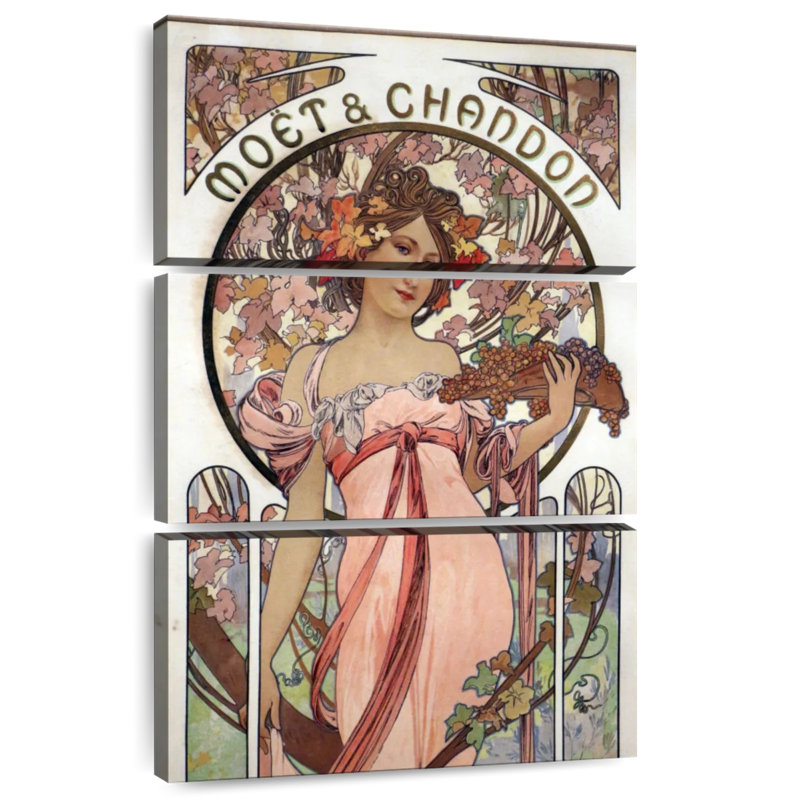 Yarlin Moet And Chandon White Star, 32" H x 20" W