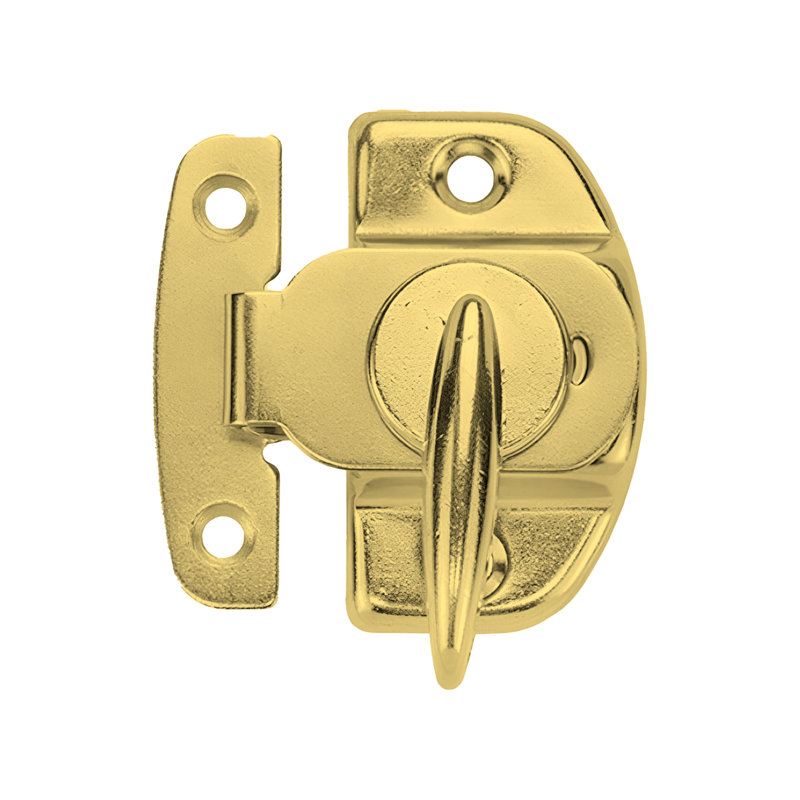 Brixwell 50-658b Sash Lock With Keeper Brass Plated Finish