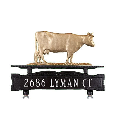 Metal Mailbox Sign