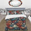 Motifs de dragon - ensemble de housse de couette japonais - microfibre de polyester-769086857