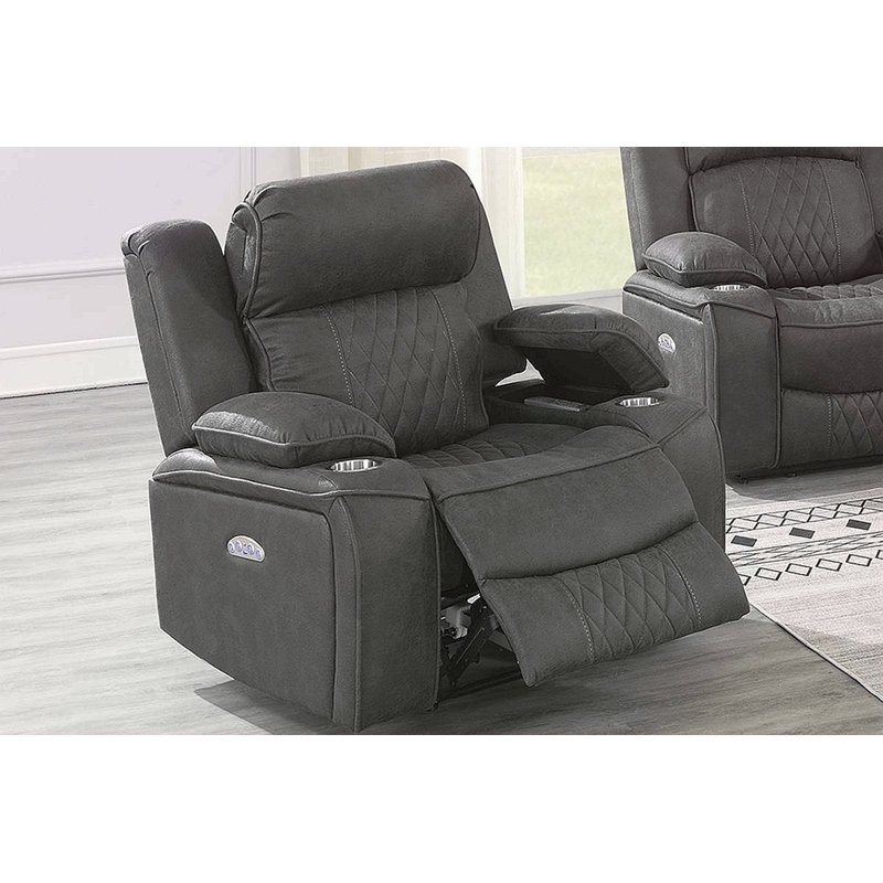Fauteuil inclinable électrique Power Motion Chair 1pc, Gris anthracite