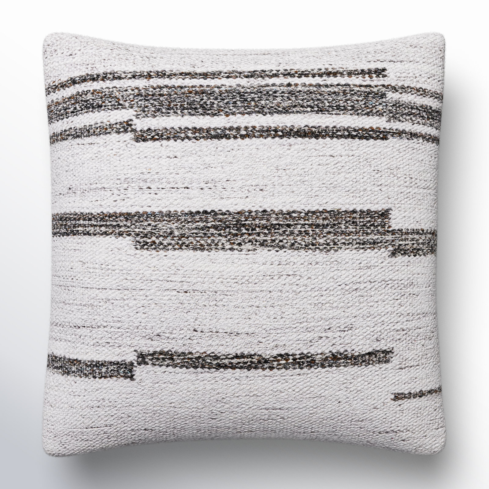 Weaver Throw Pillow, 18" x 18", Down