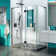 Quatra Plus 46.38" x 72" Rectangle Hinged Shower Enclosure
