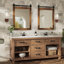 Solid Wood Rectangle Wall Mirror-781136389-781136505