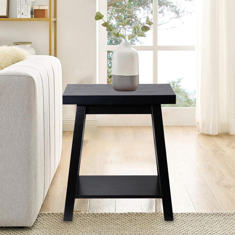 Munni End Table, Black