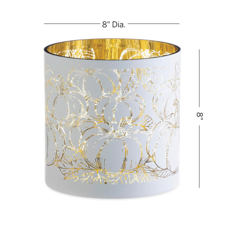 Ouragan moyen citrouille, 7.87" H x 7.87" W x 7.87" D