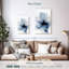 Avery délicat bleu floral I-108550986