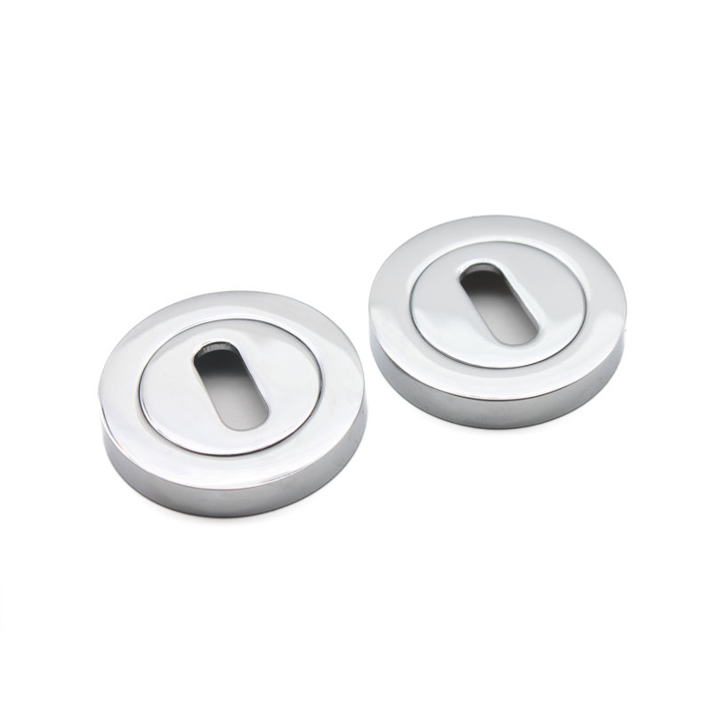 Oval Standard Escutcheon, Polished Chrome