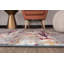 Tapis gris / bleu / jaune à motif abstrait Willington-1463240507