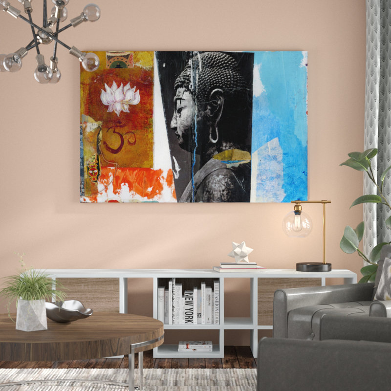 « angel bouddha », impression sur toile, H 40 po x l 60 po x P 1,5 po