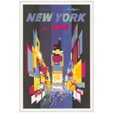New York, Fly TWA Giclee Print by Soicher Marin Archives