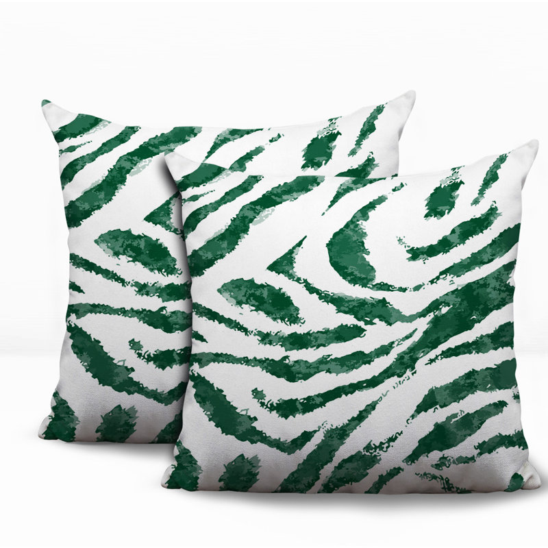 Oreiller réversible intérieur / extérieur Seppo, 20x20, Green