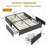 Full Size Bed Frame with 4 Storage Drawers, Platform Bed Frame with Mattress Foundation Strong Wooden Slats Support, No Box Spring Needed, Non Slip and Noise Free-675126761