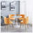 Anicuta 23.62'' Wide Modern Wood Chair, Living Room Fur Chair, Single Metal Chair-109538149
