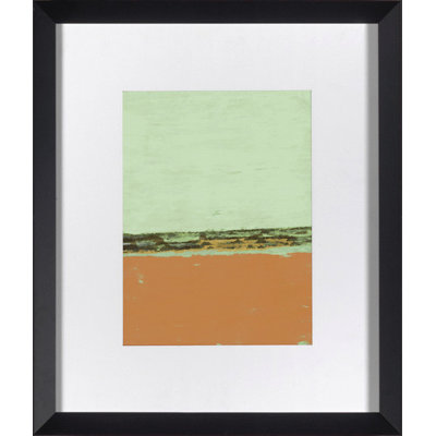 Colorfields VII - Peinture encadrée sur papier