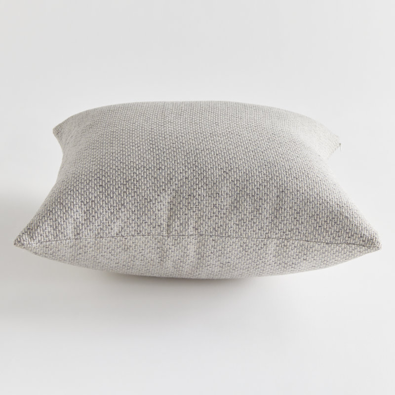 Coussin d'extérieur carré 20 po Gibram, Gris, H 20 po x l 20 po