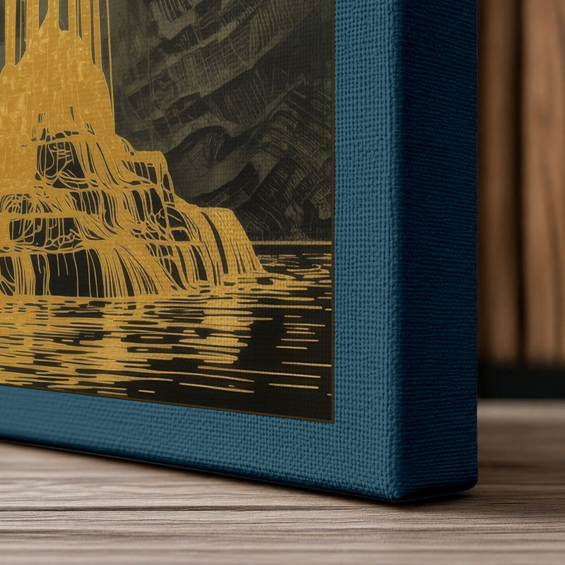 Print, 18x12 - 45.7 x 30.5 cm, Teal Border