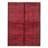 Oddvar One-of-a-Kind 5'10" X 7'9" New Age Wool Area Rug in Dark Red