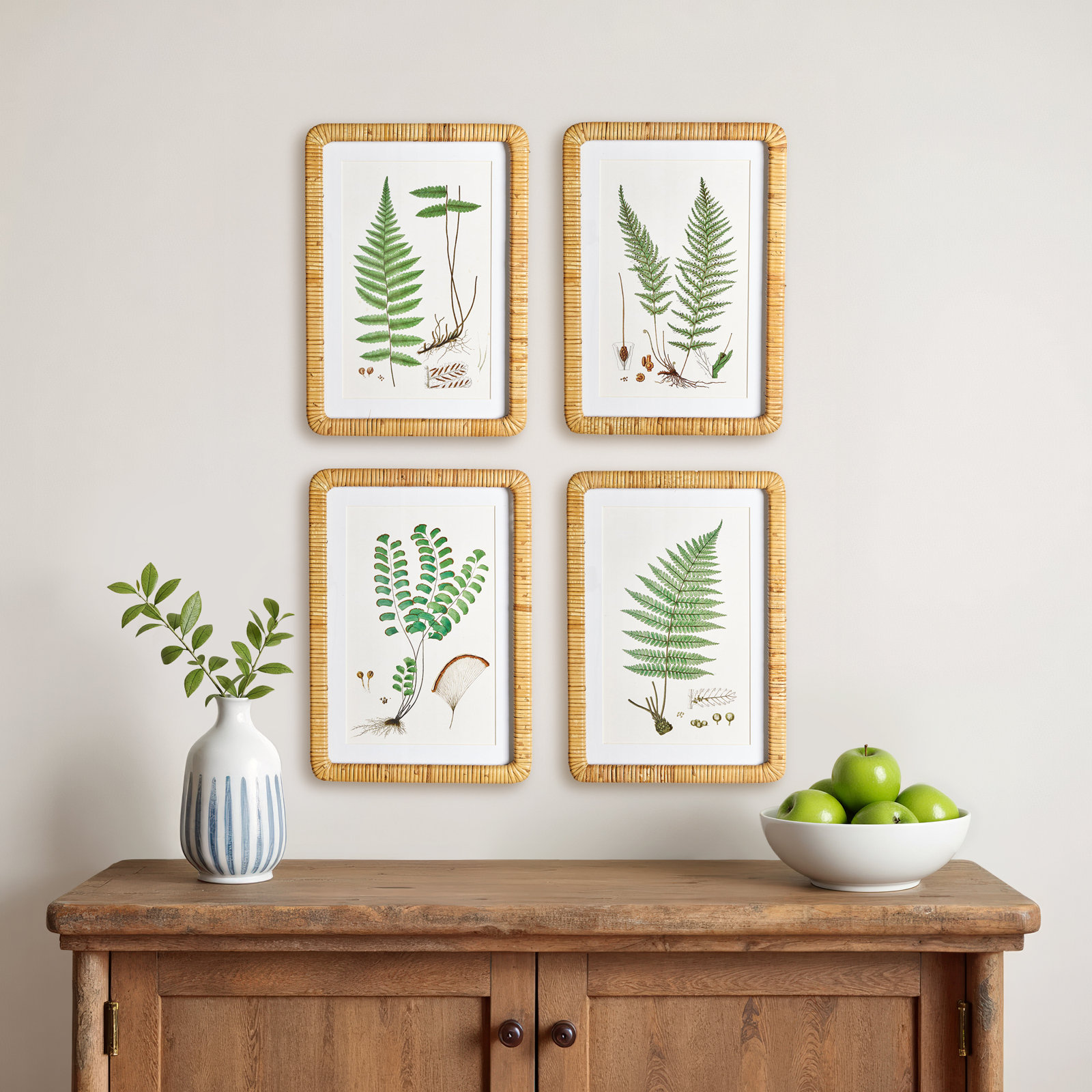Eifa "Forest Fern" 4-Piece Print Set