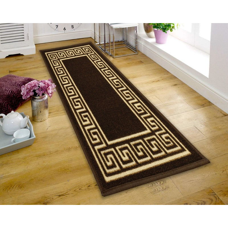 Anais Kitchen Mat, Rectangle 40 x 60cm, Brown/Beige
