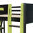 Adella Wooden Gaming Bunk Bed with Desk, RGB Lighting & USB Charging-776309291
