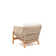 Ensemble de patio 4 pièces Lyal - causeuse, 2 chaises, table basse