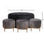 Lower Hounsley Velvet Ottoman