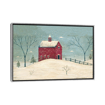 Barn In Winter - Wall Art Print