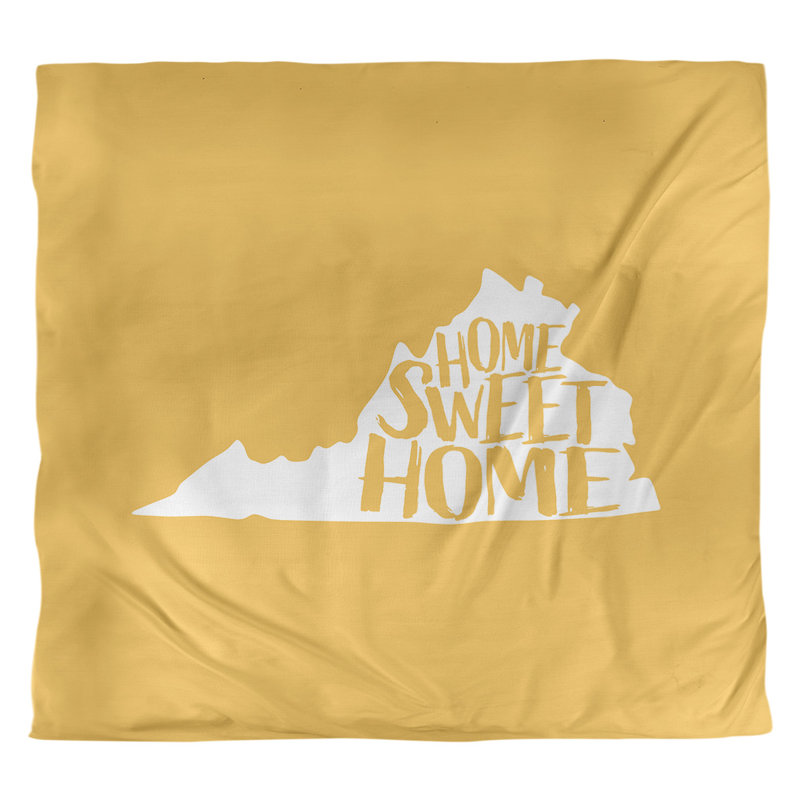 Housse de couette réversible unique home virginie, Microfibre, Housse de couette pour très grand lit, Jaune