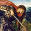 The Fight Saint George Kills The Dragon VI Print by Edward Coley Burne-Jones-1168258943