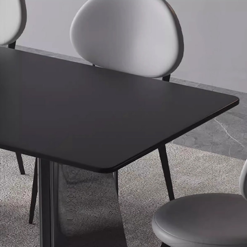High-end light luxury dining table and chair, 29.5"H x 94.4"L x 43.3"W