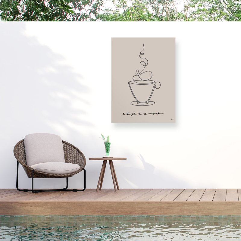 Toile d'extérieur Sarah Adams Cafe Espresso, H 19 po x l 14 po