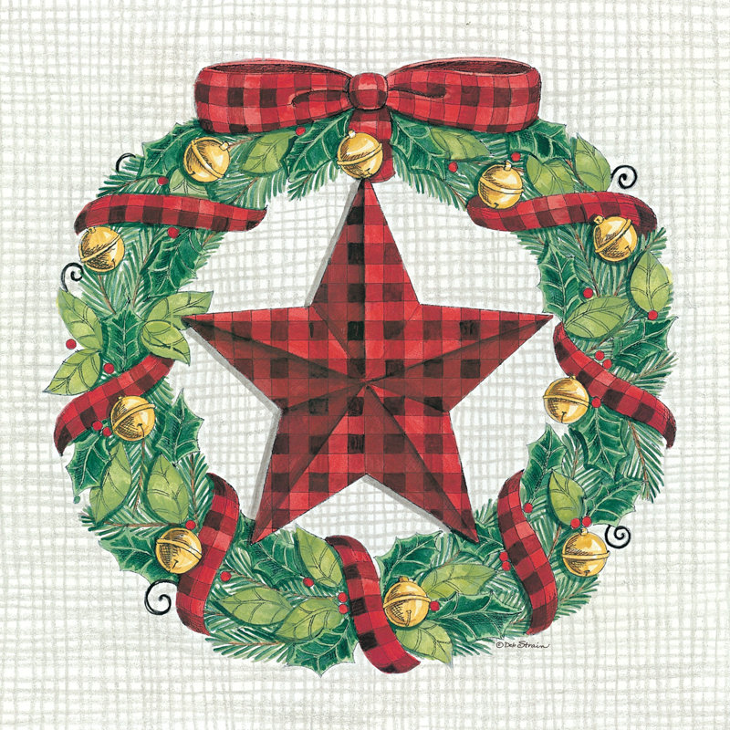 Couronne Barnstar par Deb Strain - reproduction, Toile tendue, Non, H 30 po x l 30 po