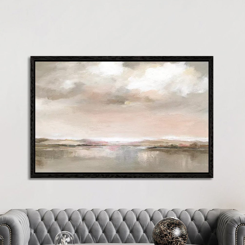 Evening Drama by Nan - Painting on Canvas, Black Framed, 152.5 cm H x 101.5 cm W