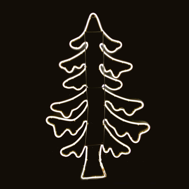 Motif d'arbre debout 3D (1872-P), H 65 po x l 41 po x P 41 po